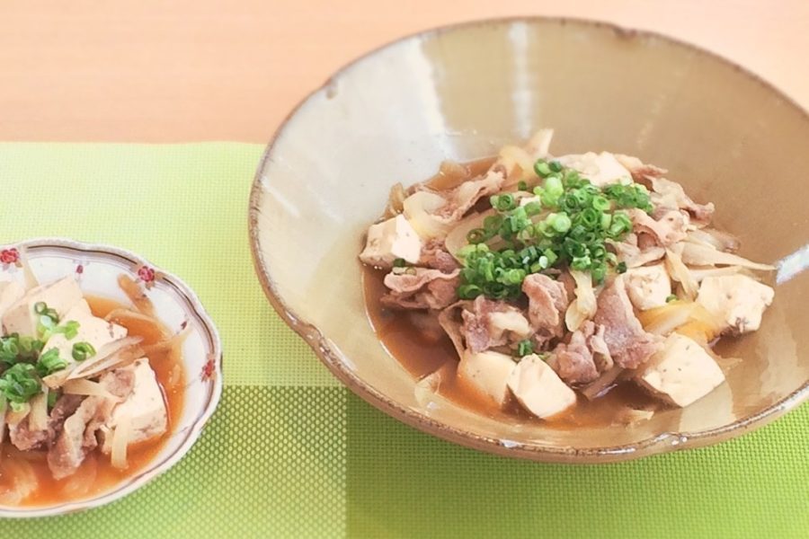 簡単レシピ　☆肉豆腐