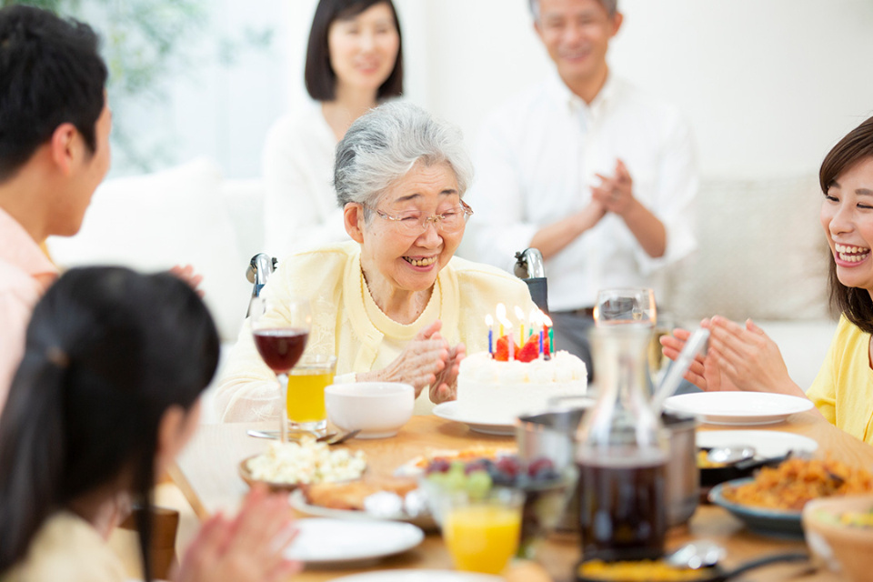 家族で過ごそう「敬老の日」